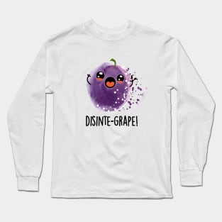 Disinte-grape Cute Disintegrating Grape Pun Long Sleeve T-Shirt